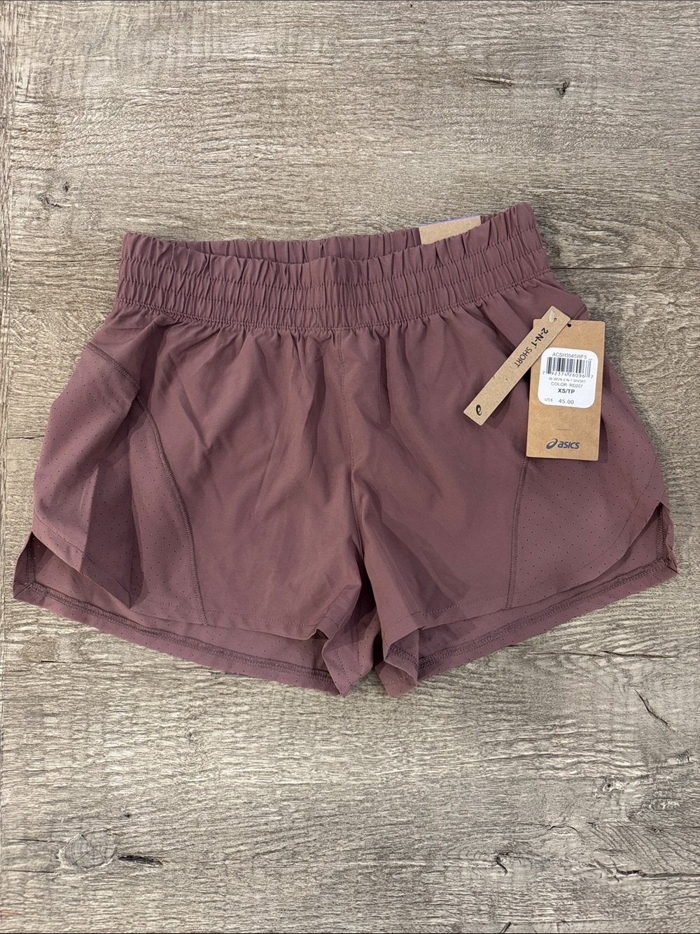 NWT XS Petite 2-in-1 Athletic Shorts Mauve Lined Running Workout Activewear  eBa